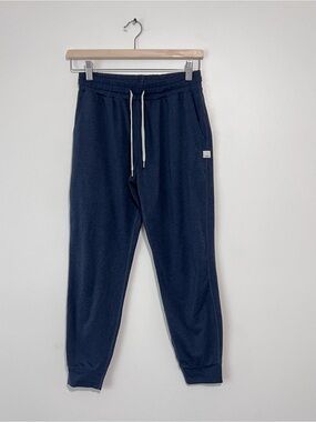 Vuori Women’s Performance Jogger XS Midnight Heather Navy Blue Athleisure Pants